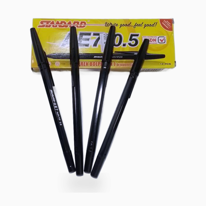 Pulpen Standard Ae7 Hitam