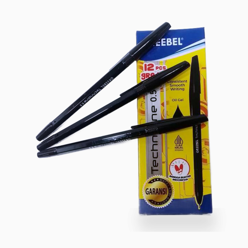 Pulpen Greebel Hitam