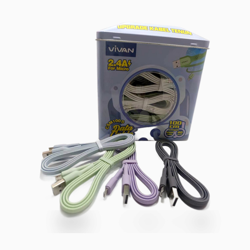 Charger Kabel Data Micro Vivan Toples CSM100B