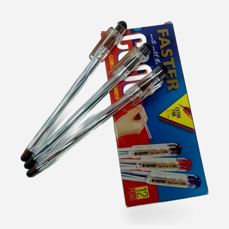 Pulpen Faster C600 Hitam